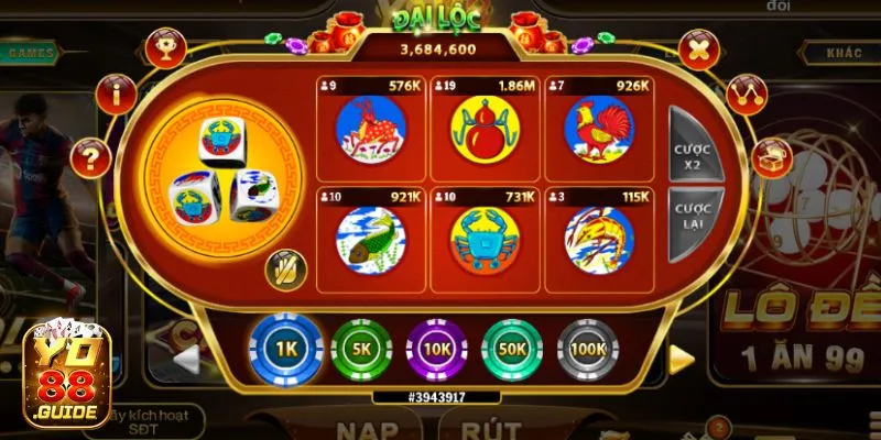 Bầu Cua Mini Yo88 – Nhấn chơi nhanh, nhận thưởng cực đã