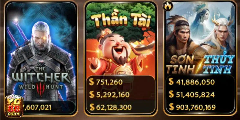 Chìm đắm tại thế giới slot Thần Tài Yo88 với thưởng lớn