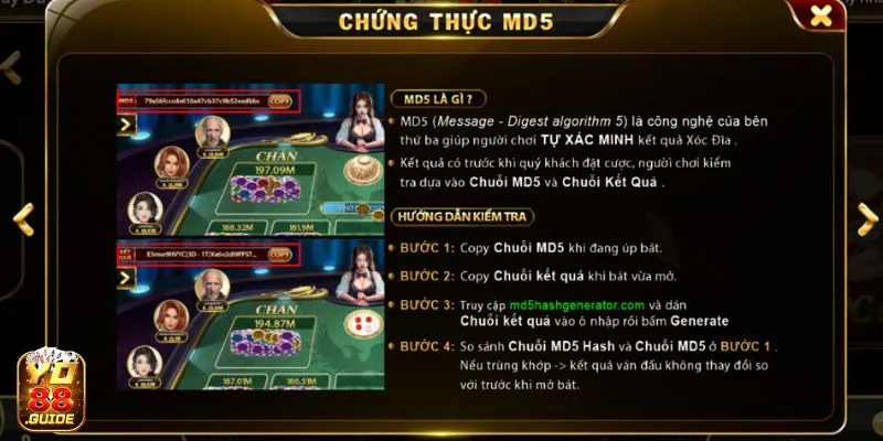Chứng thực MD5 được nhiều người chú ý