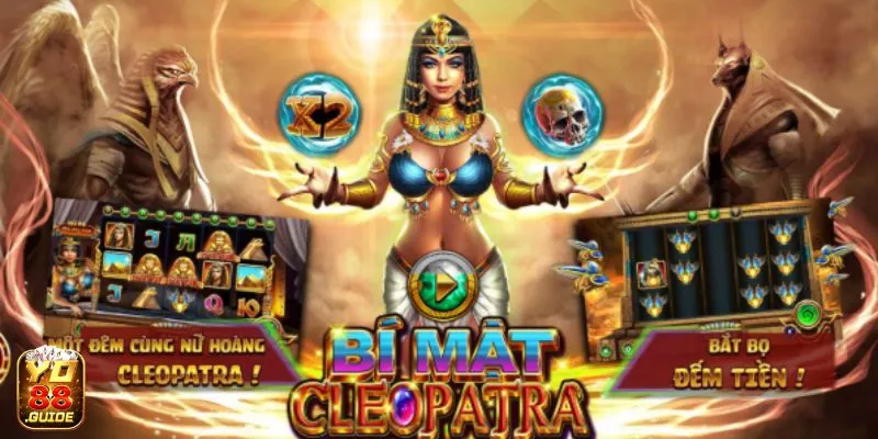 Đồ họa rực rỡ của slot Bí Mật Cleopatra tại Yo 88