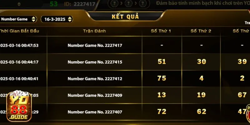 Xem thêm kết quả game Keno Yo 88 để có chiến lược hay