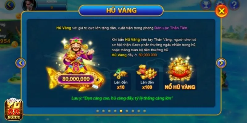 Nắm bắt hũ Vàng khủng tại Bắn Cá Yo88