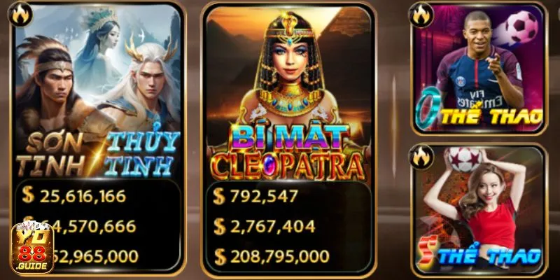 Nắm chắc bí kíp cược slot Bí Mật Cleopatra tại Yo88