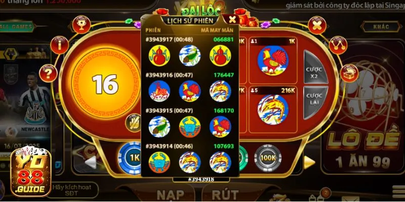 Tham gia Bầu Cua Mini với đồ họa sắc sảo tại Yo 88