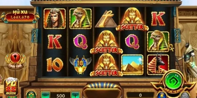 Đa dạng biểu tượng khác nhau xuất hiện trong game nổ hũ