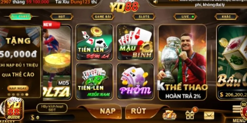 Phỏm Yo88 - game bài không thể bỏ qua