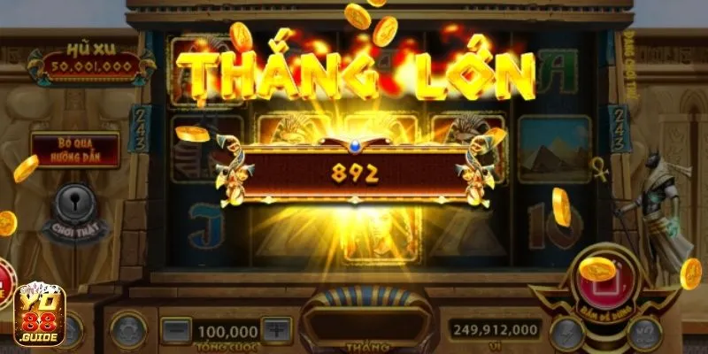 Thắng lớn hấp dẫn tại Bí Mật Cleopatra tại Yo88