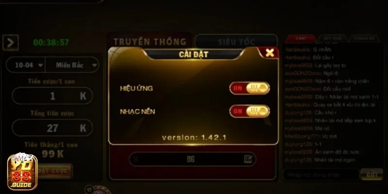 Thiết lập cài đặt lô đề rất dễ dàng